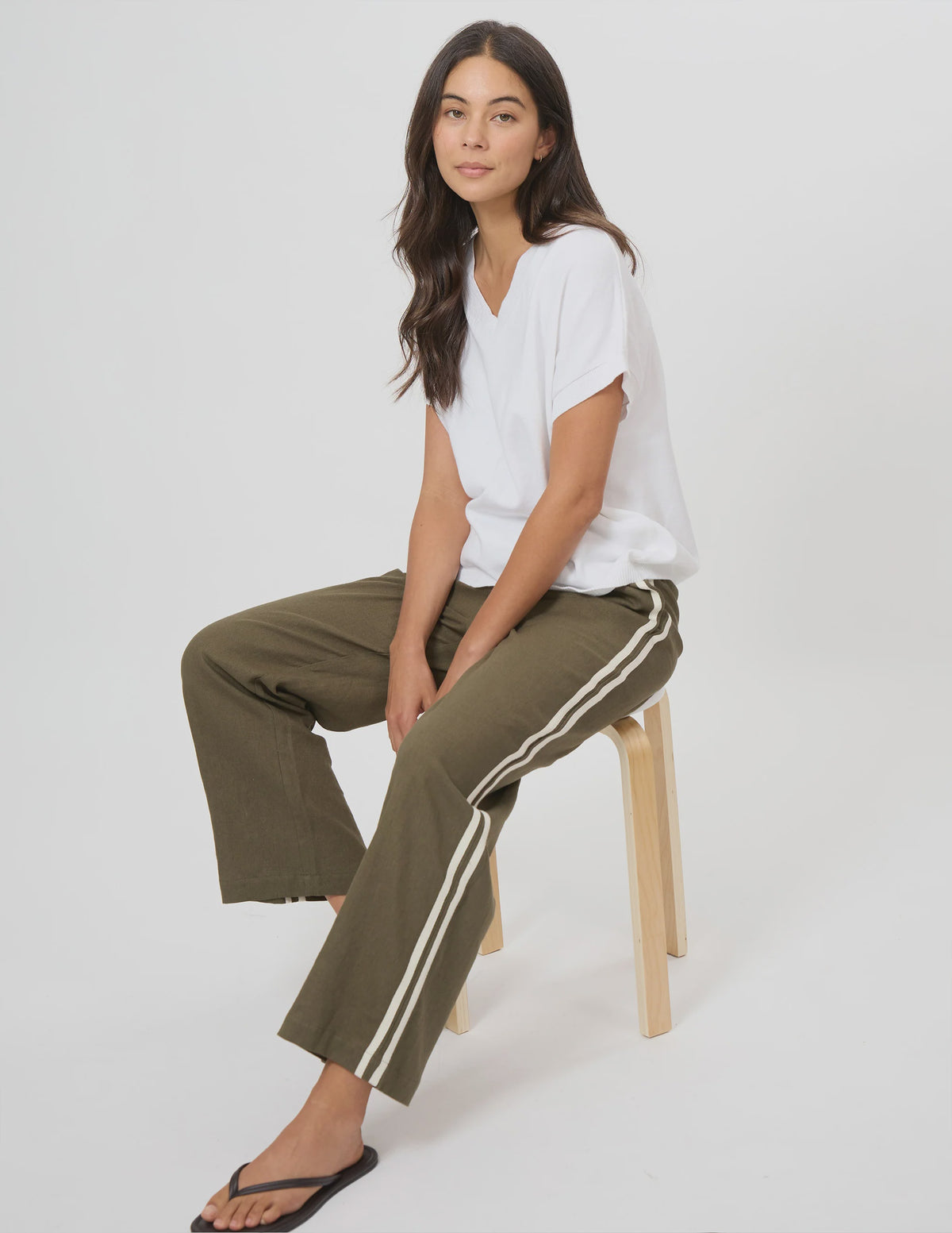 STELLA + GEMMA - Peyton Pant - Khaki