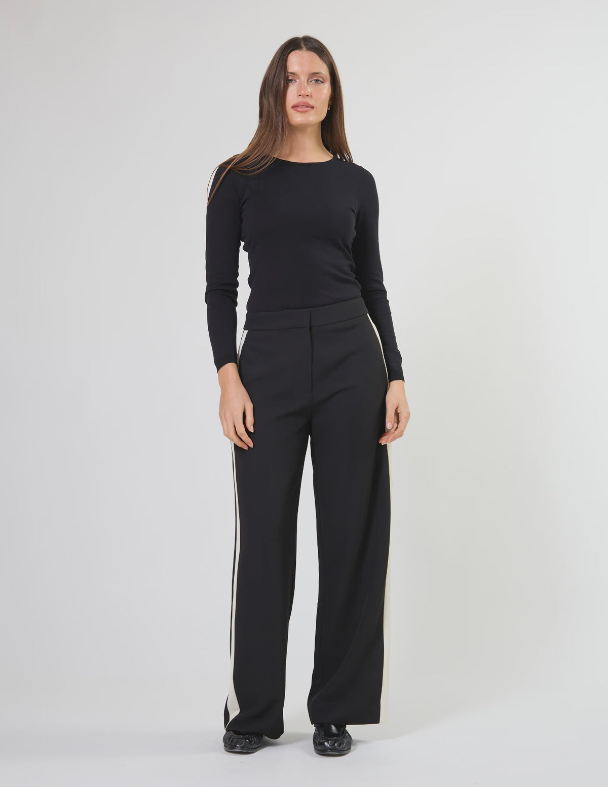 STELLA + GEMMA - Tux Pant Black