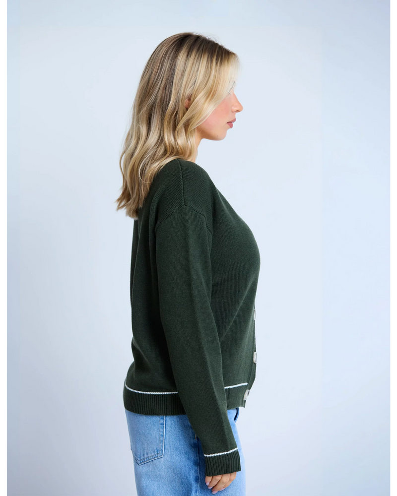STELLA + GEMMA - Academy Cardigan - Cedar