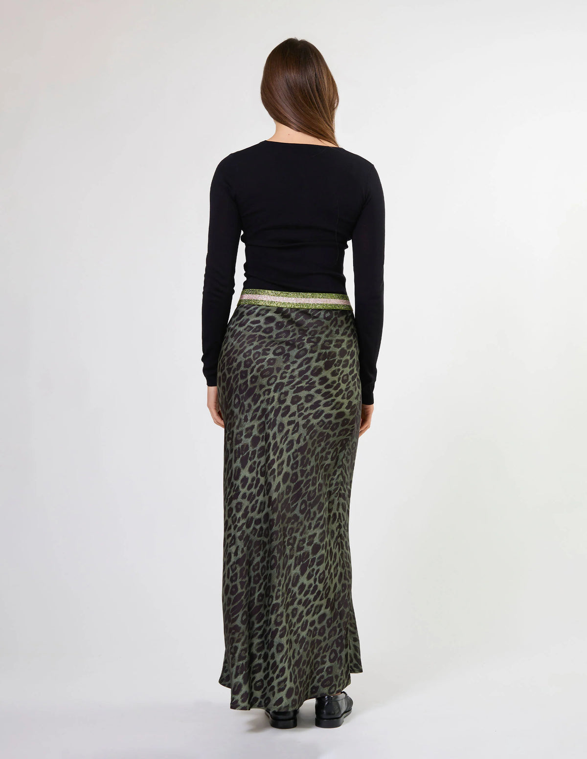 STELLA + GEMMA - Bretta Skirt - Khaki Leopard