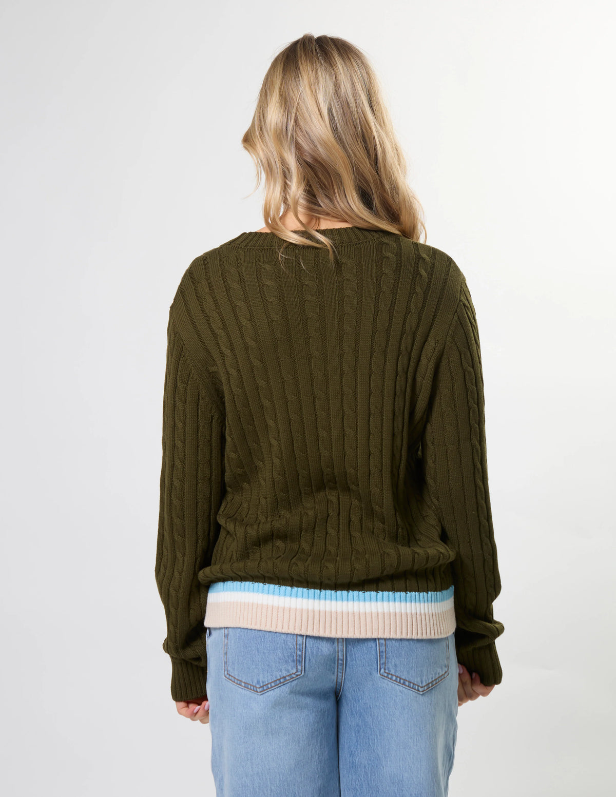 STELLA + GEMMA - Cable Crew Khaki