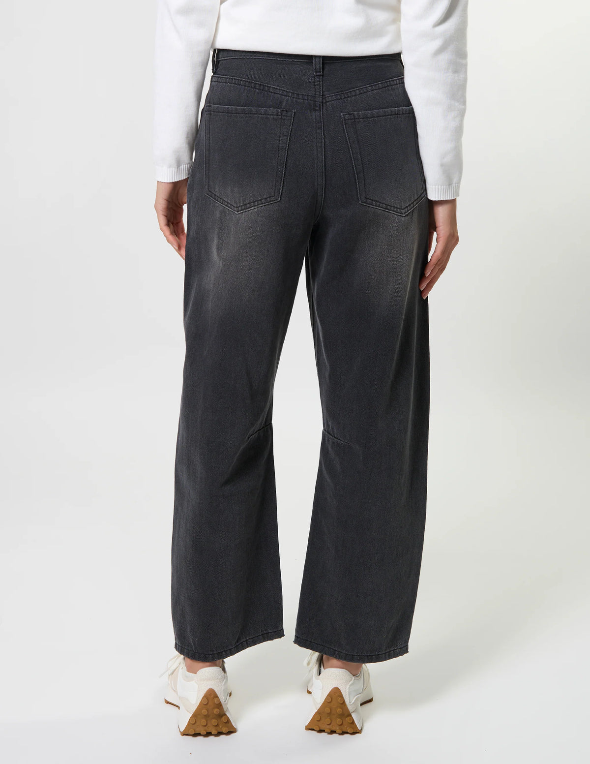 STELLA + GEMMA - Carson Barrel Jean Slate Grey