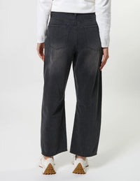 STELLA + GEMMA - Carson Barrel Jean Slate Grey