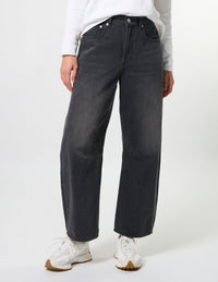 STELLA + GEMMA - Carson Barrel Jean Slate Grey