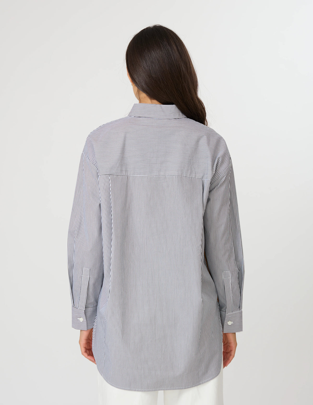 STELLA + GEMMA - Casino Shirt - Black/White Stripe