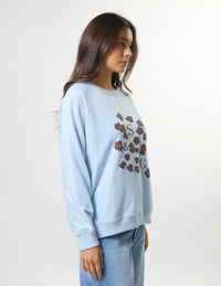 STELLA + GEMMA - Classic Sweater Ice Choco Blooms