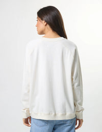 STELLA + GEMMA - Classic Sweater Cream Burgandy