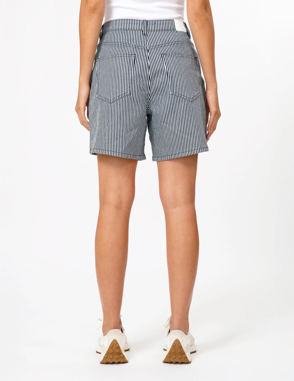 STELLA + GEMMA - Emily Short Navy/White Stripe