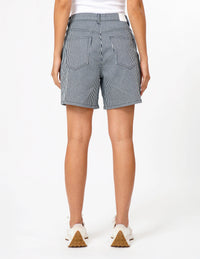 STELLA + GEMMA - Emily Short Navy/White Stripe