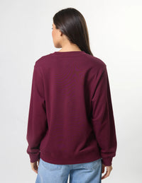 STELLA + GEMMA - Essential Sweater Burgandy Beauty