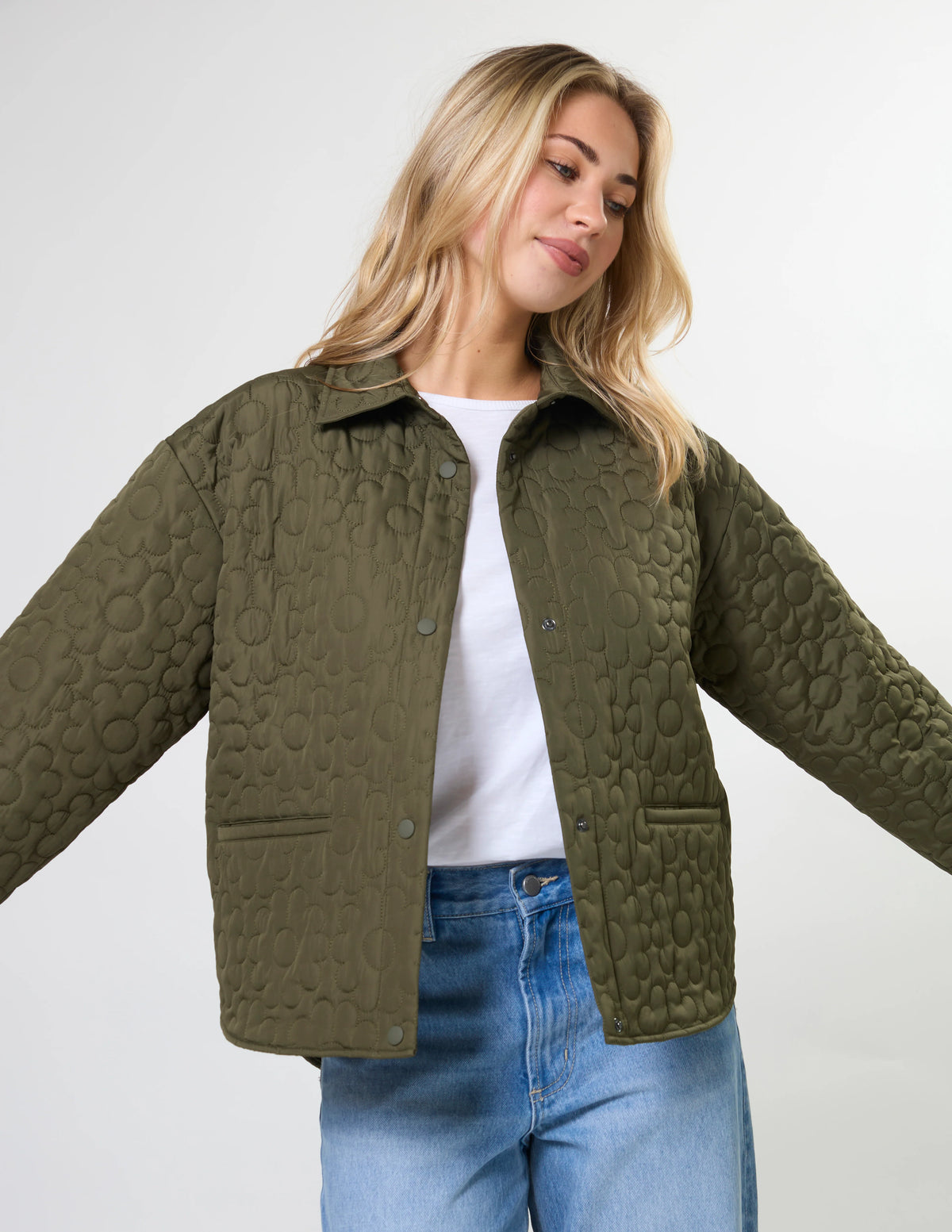 STELLA + GEMMA - Flowerly Jacket - Army