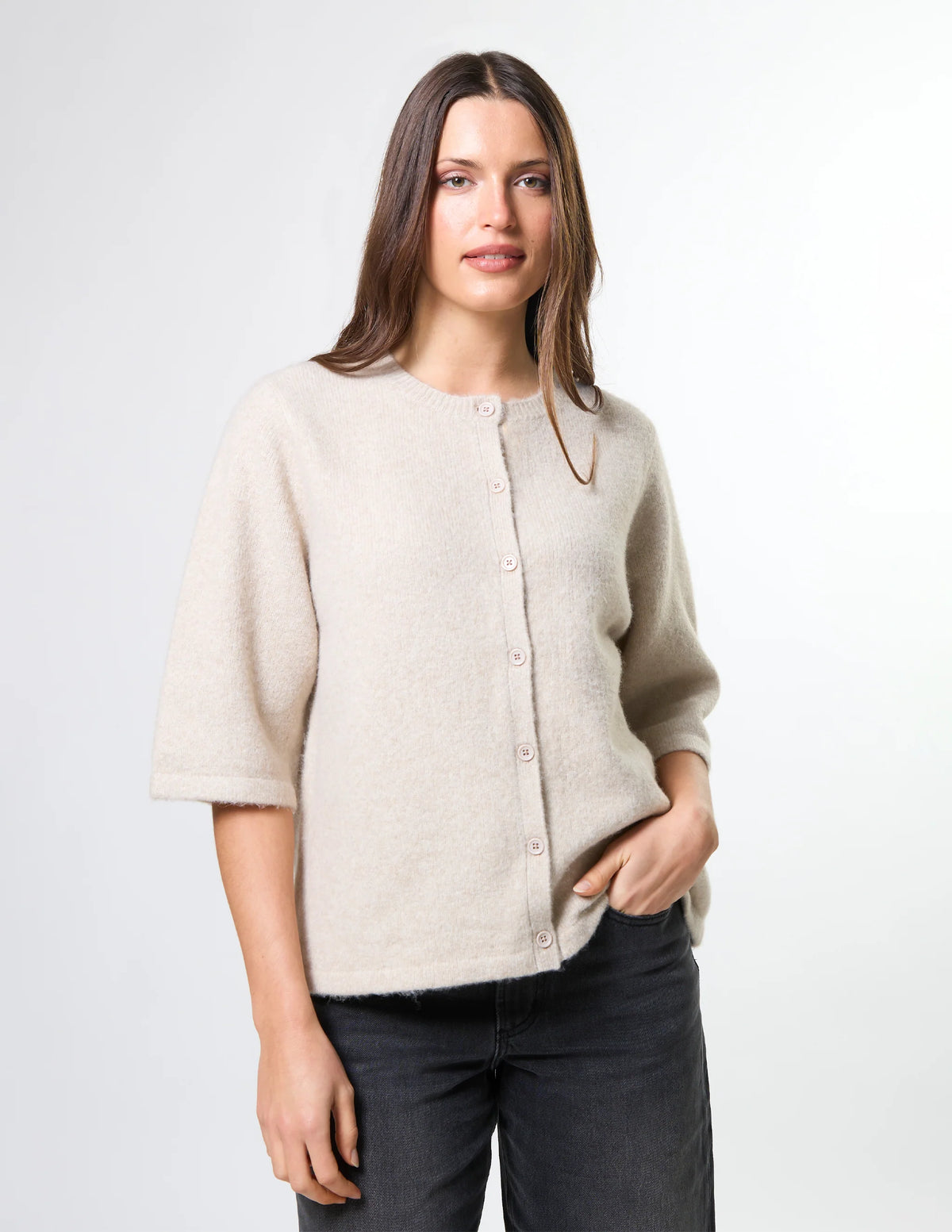 STELLA + GEMMA - Hansel Cardigan Granola