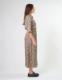 STELLA + GEMMA - Honor Dress - Snow Leopard