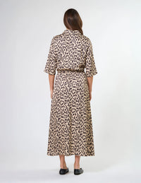 STELLA + GEMMA - Honor Dress - Snow Leopard