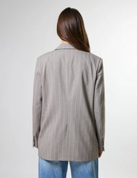 STELLA + GEMMA - Hunter Blazer - Almond Stripe