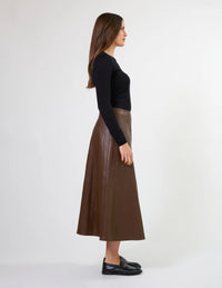 STELLA + GEMMA - Monroe Skirt - Cocoa