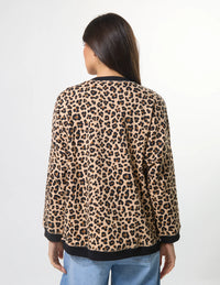 STELLA + GEMMA - Newport Sweater - Snow Leopard