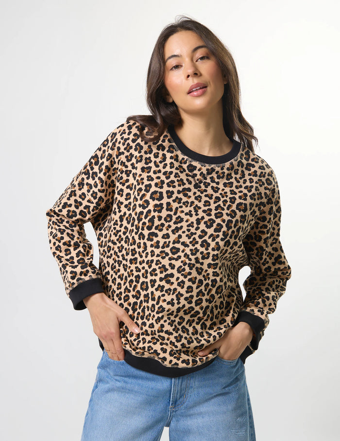 STELLA + GEMMA - Newport Sweater - Snow Leopard