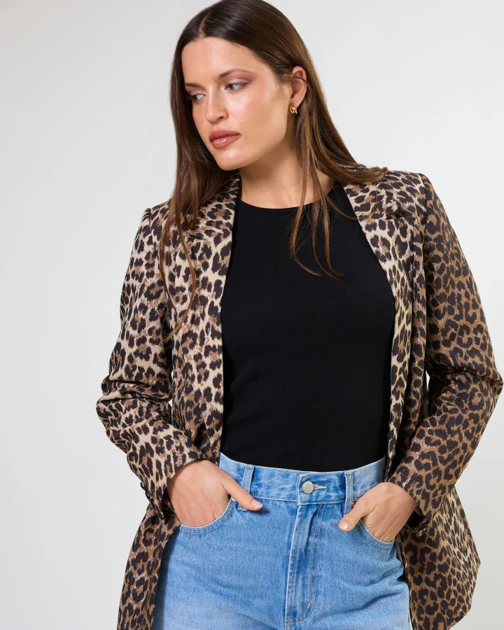 STELLA + GEMMA - Prowler Blazer - Leopard Print