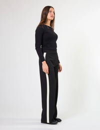 STELLA + GEMMA - Tux Pant Black