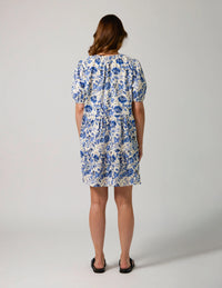 STELLA + GEMMA - Olive Dress - Grecian Paisley