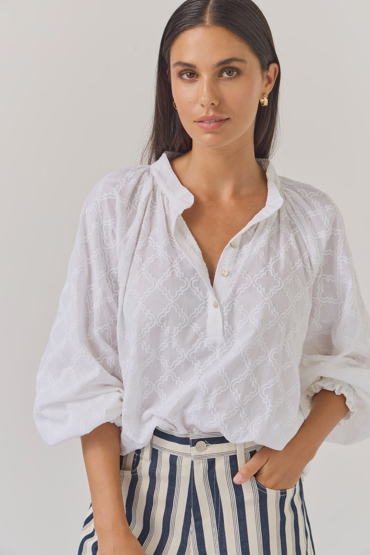 TUESDAY - Artist Top - White Deco