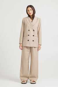 TUESDAY - Boyfriend Pants - Sand