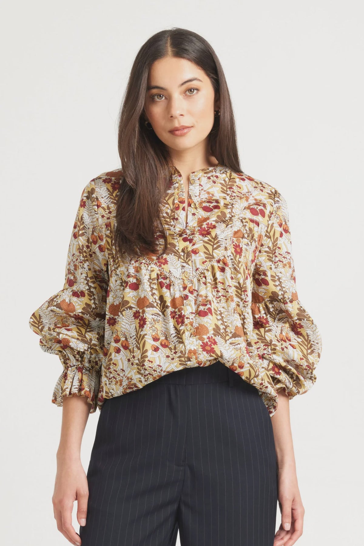 TUESDAY - Brady Top - Harvest Floral