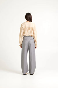 TUESDAY - Boyfriend Pants - Silver