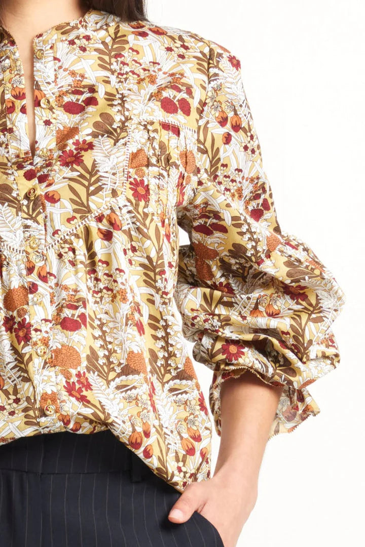 TUESDAY - Brady Top - Harvest Floral