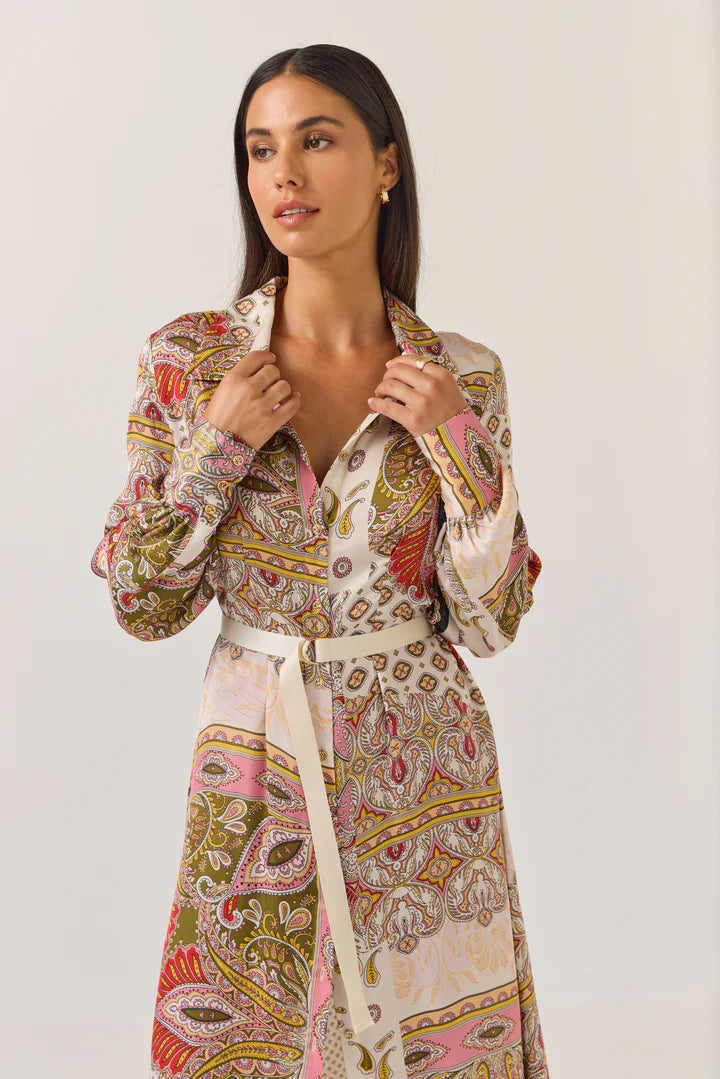 TUESDAY - Mala Dress - Sunset Paisley