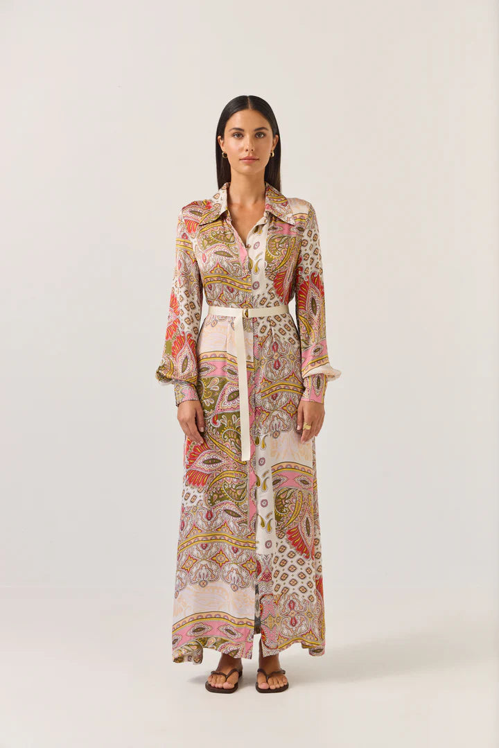 TUESDAY - Mala Dress - Sunset Paisley