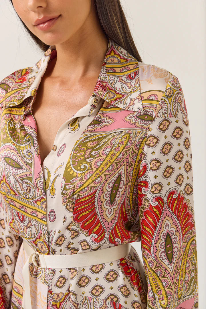 TUESDAY - Mala Dress - Sunset Paisley