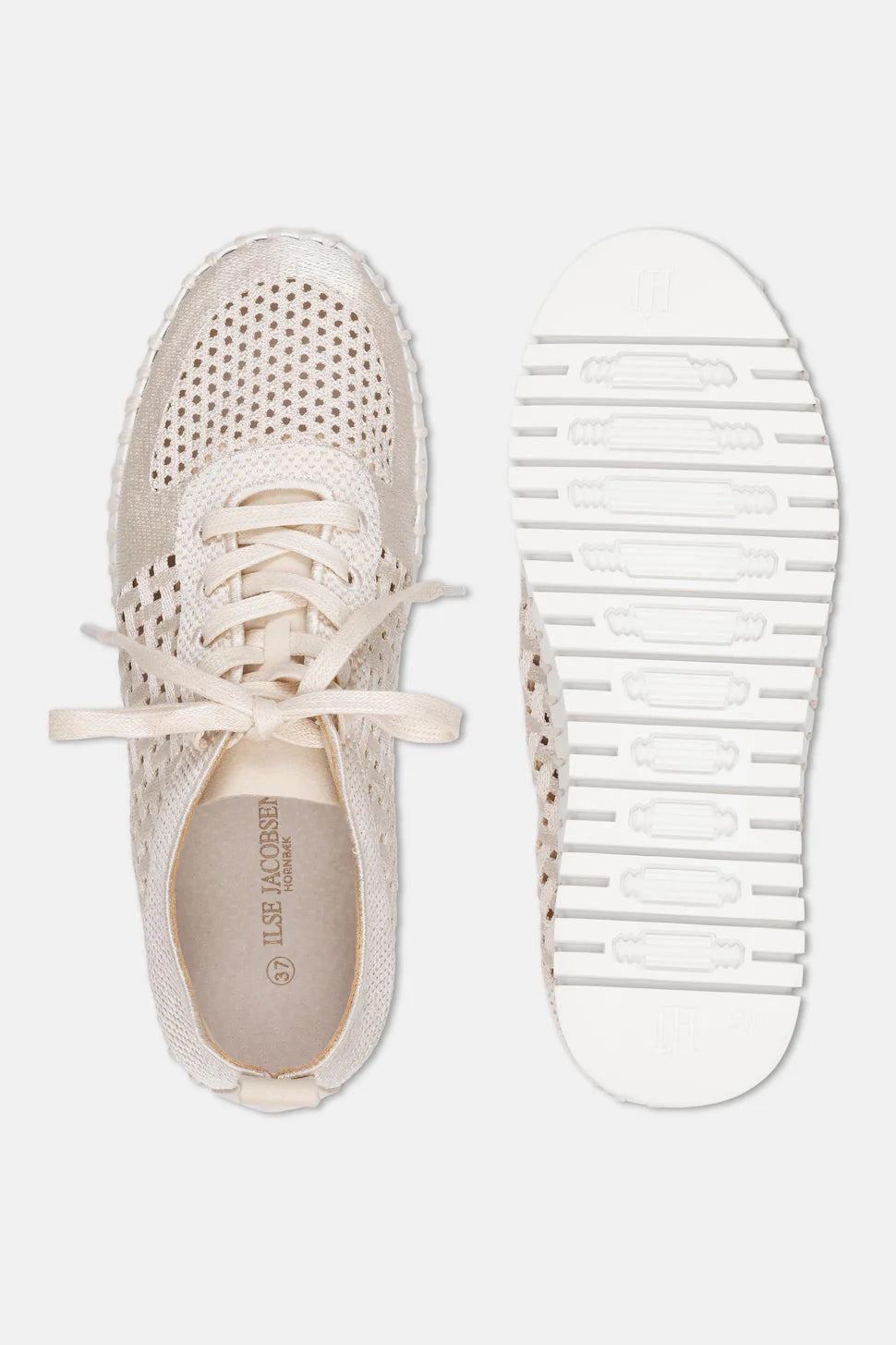 ILSE JACOBSEN - Tulip Embroidery Sneaker - Kit White
