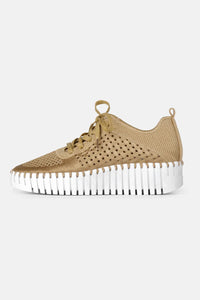 ILSE JACOBSEN - Tulip Embroidery Sneaker - Latte White