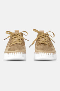 ILSE JACOBSEN - Tulip Embroidery Sneaker - Latte White