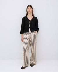 YERSE - Cardigan - Black/Ties