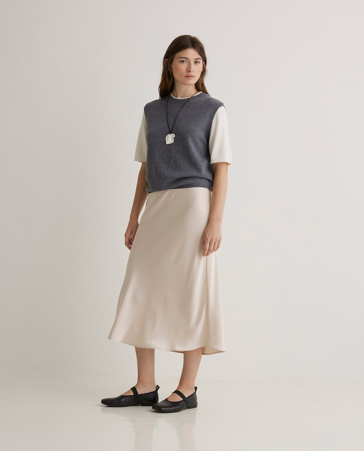 YERSE - Jumper Double Garment - Grey