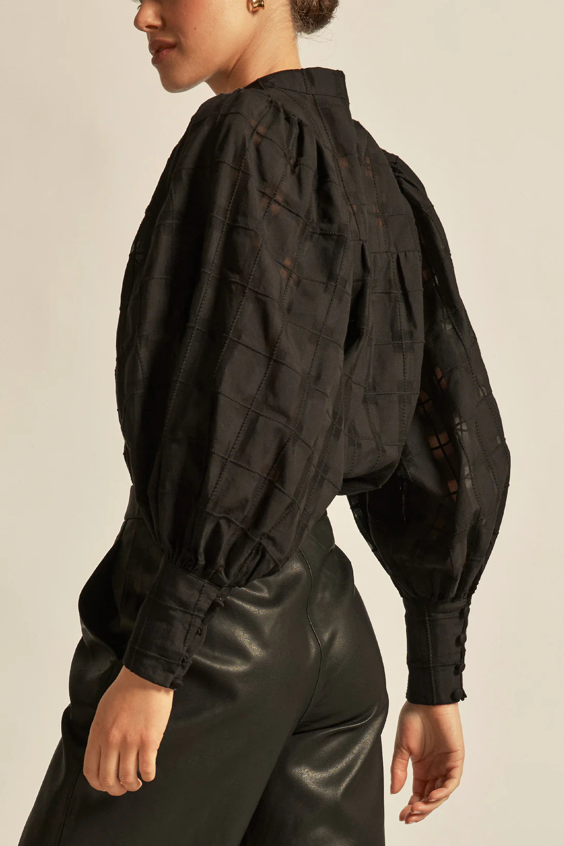 ZOE KRATZMANN - Vista Top - Black Check