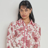 ZOE KRATZMANN - Serenade Top - Rose Paisley