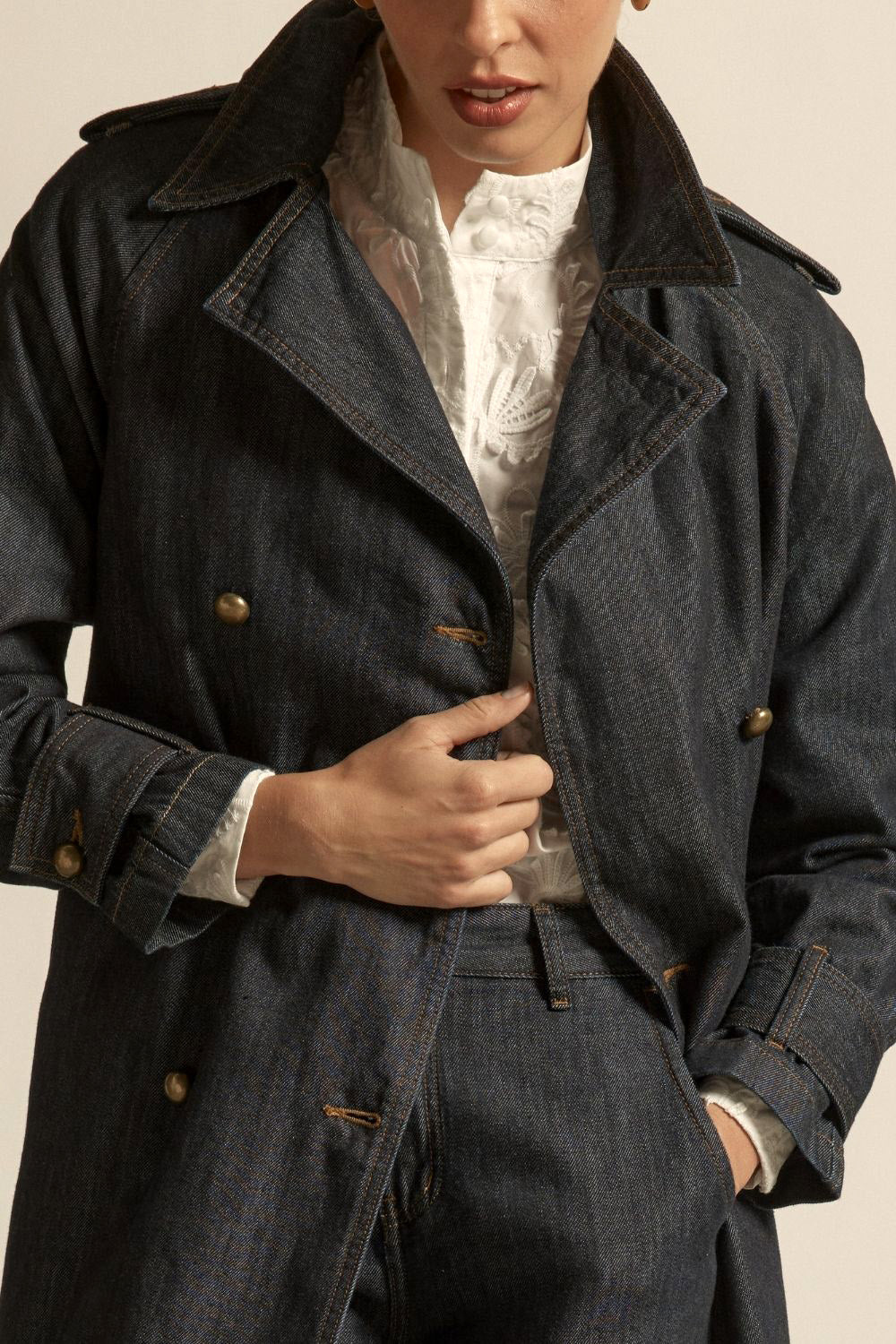 ZOE KRATZMANN - Alpine Coat - Dark Denim