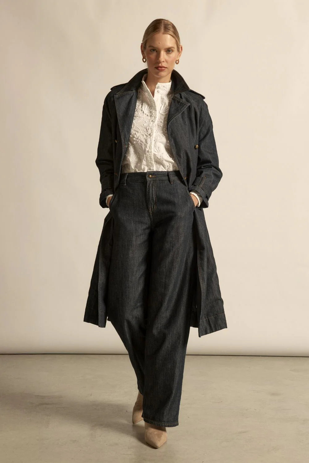 ZOE KRATZMANN - Alpine Coat - Dark Denim