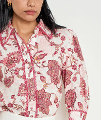 ZOE KRATZMANN - Serenade Top - Rose Paisley