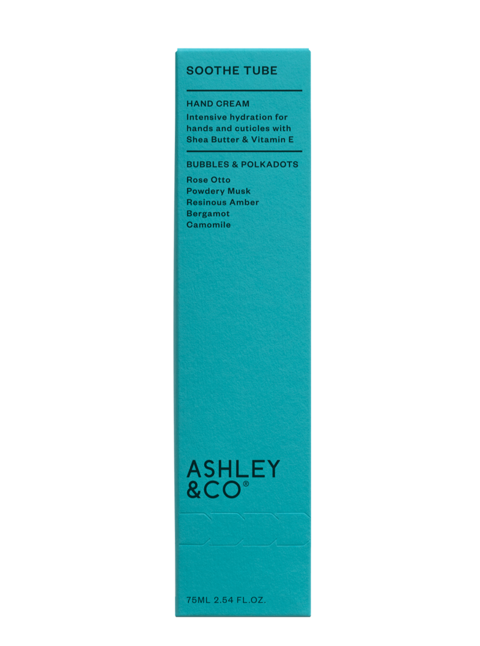 Ashley & Co Soothe Tube Bubbles & Polkadots - packaging