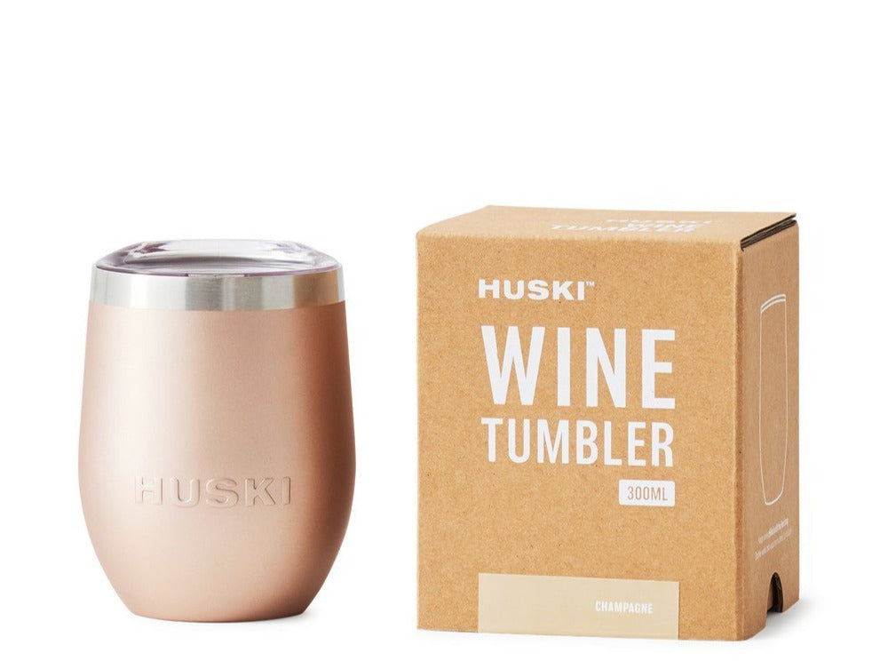 HUSKI- Wine Tumbler - Champagne